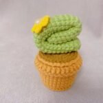 Woolen Crocheted "LOVE" Cactus Kit in Pot