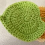 Woolen Crocheted Sunflower Pot