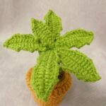 Woolen Crocheted Coconut Tree in Pot