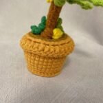 Woolen Crocheted Coconut Tree in Pot