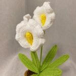 Woolen Crocheted Calla in Pot